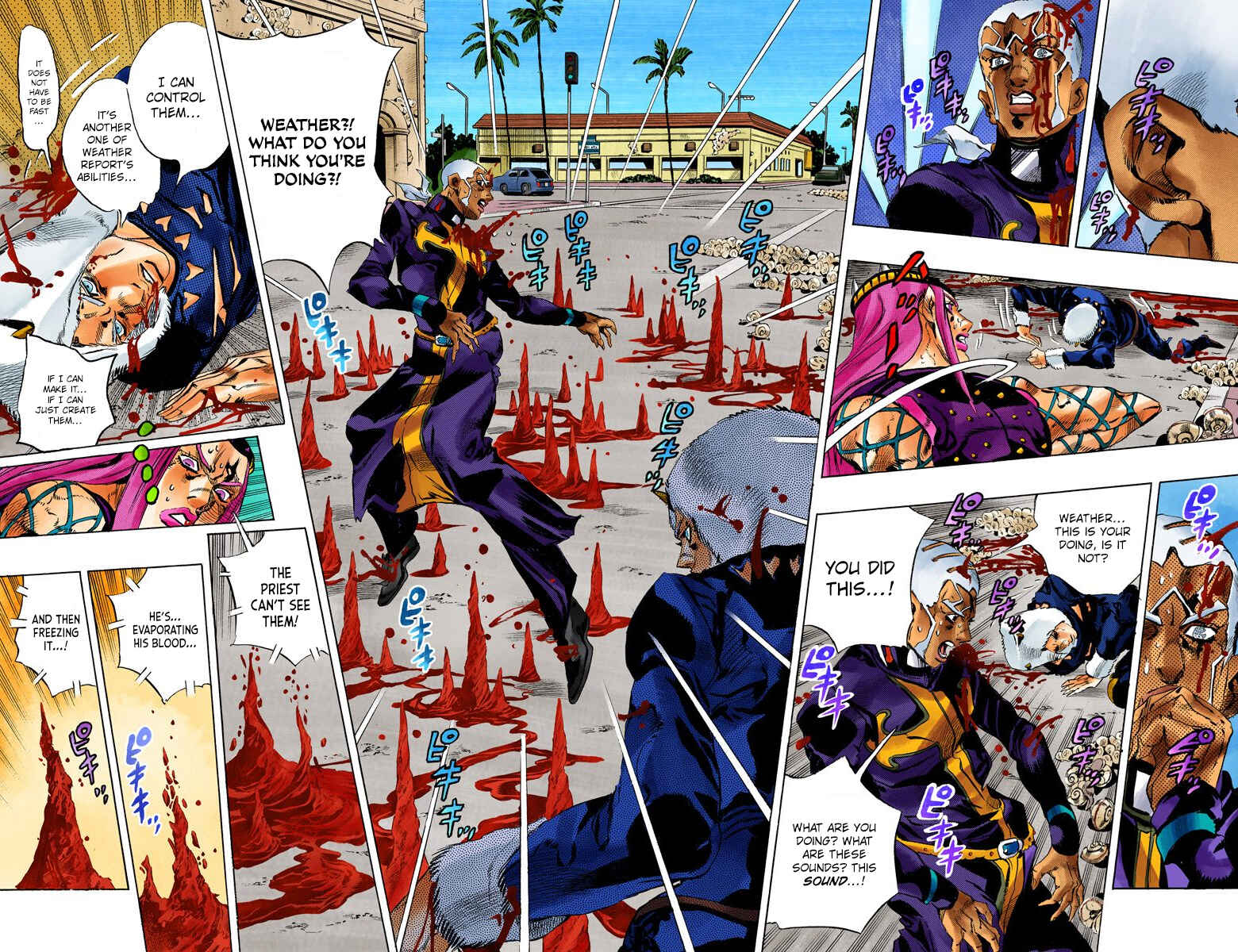 Page 8 Chapter 135 JoJos Bizarre Adventure, Part 6: Stone Ocean (Official Colored)