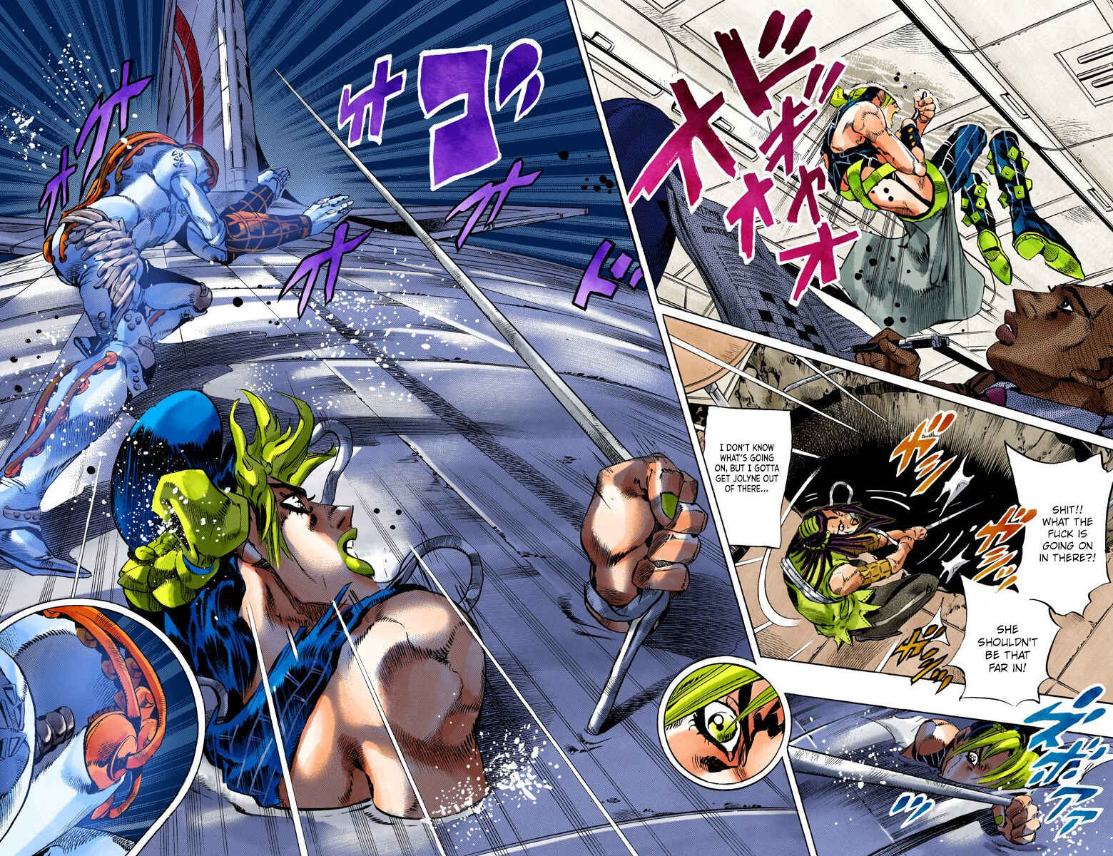 Page 4 Chapter 120 JoJos Bizarre Adventure, Part 6: Stone Ocean (Official Colored)
