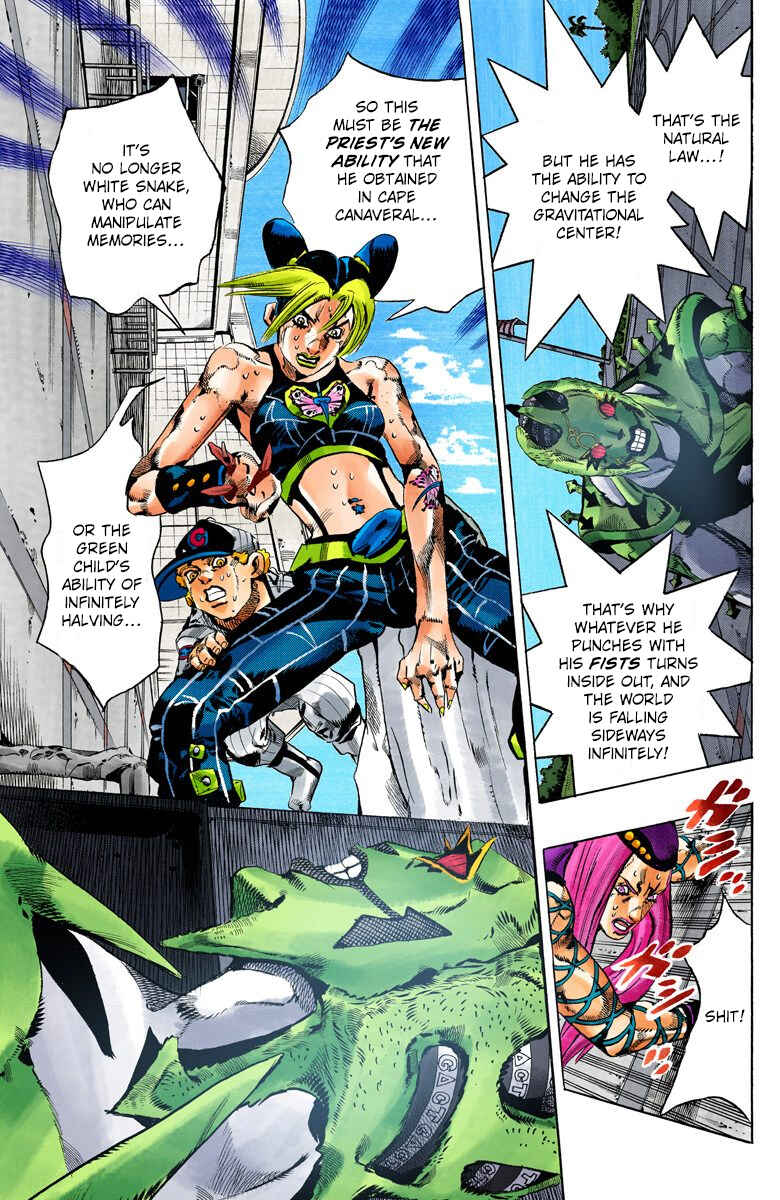 Page 8 Chapter 141 JoJos Bizarre Adventure, Part 6: Stone Ocean (Official Colored)