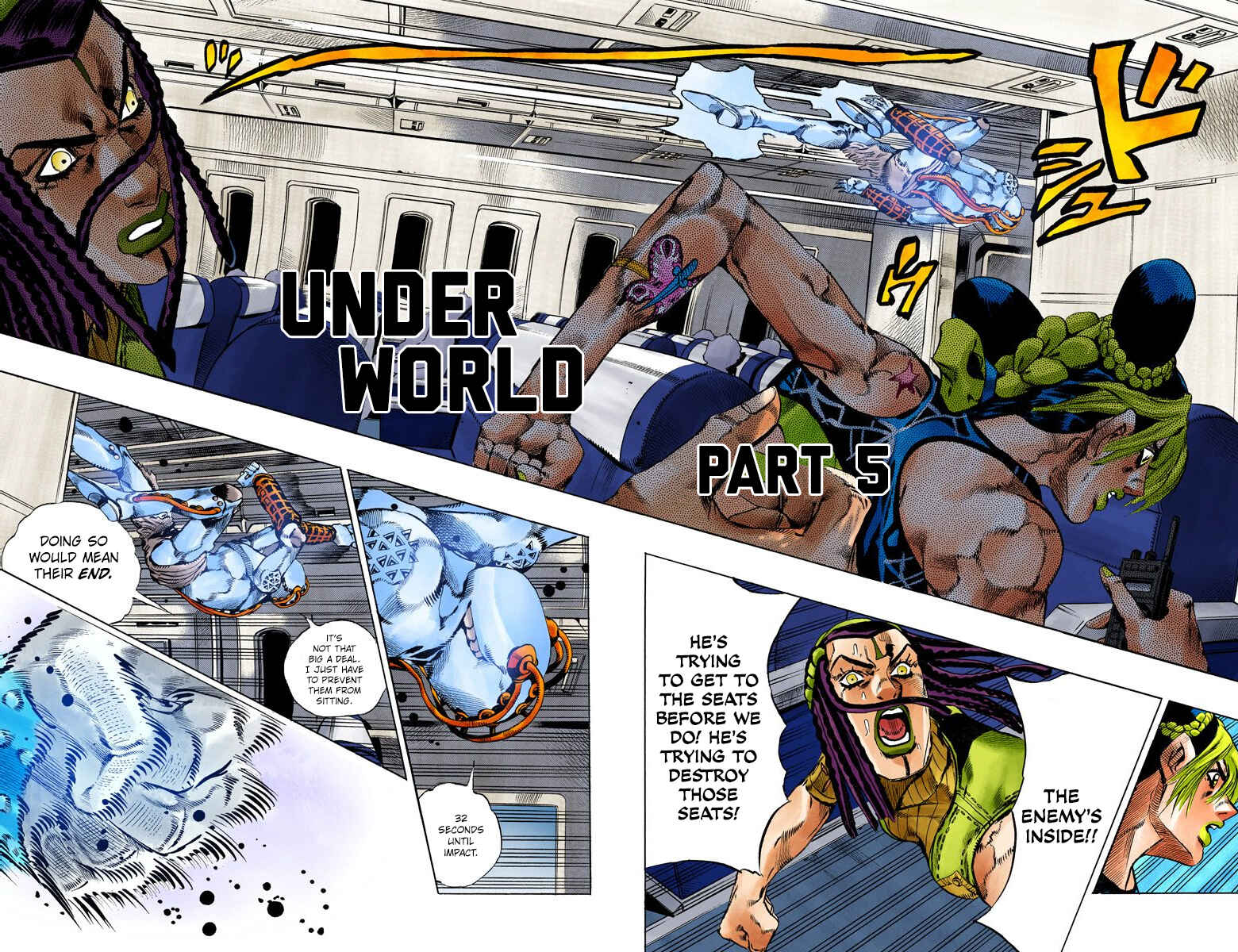 Page 2 Chapter 123 JoJos Bizarre Adventure, Part 6: Stone Ocean (Official Colored)