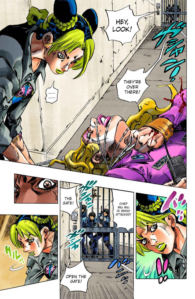 Page 9 Chapter 101 JoJos Bizarre Adventure, Part 6: Stone Ocean (Official Colored)