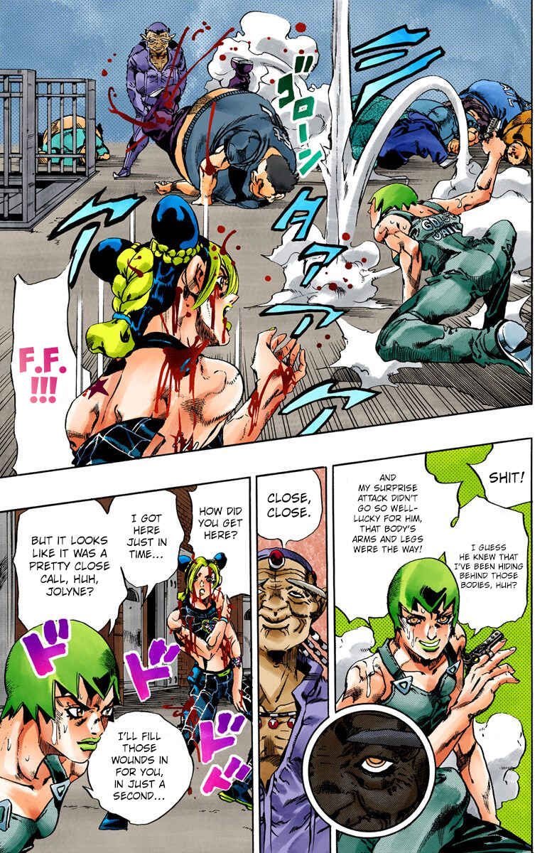 Page 12 Chapter 67 JoJos Bizarre Adventure, Part 6: Stone Ocean (Official Colored)