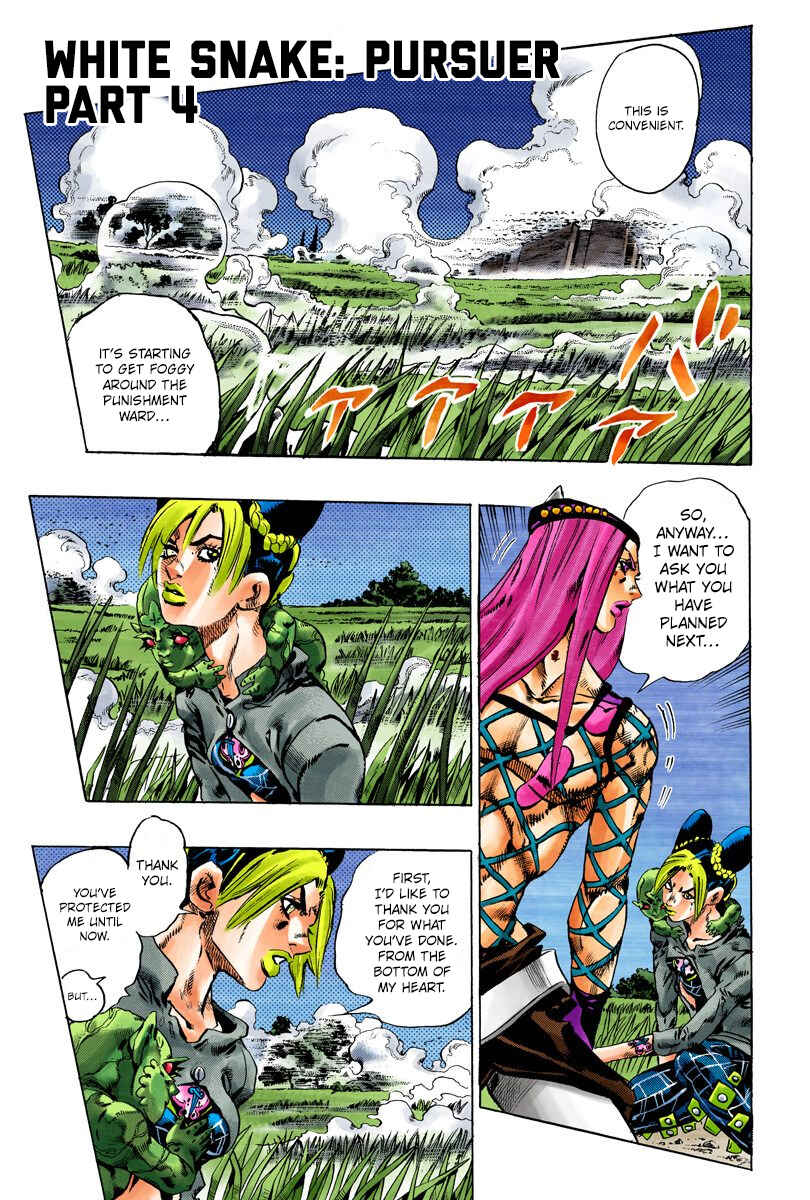 Page 1 Chapter 92 JoJos Bizarre Adventure, Part 6: Stone Ocean (Official Colored)