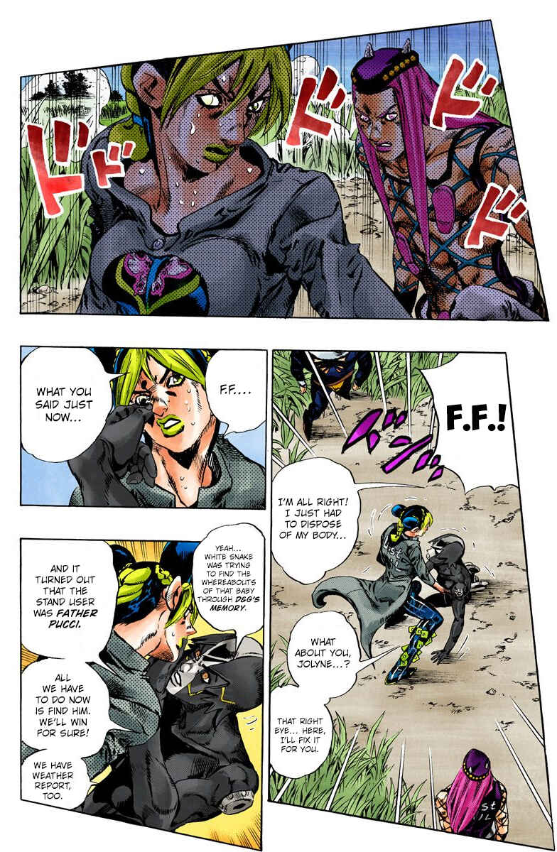 Page 8 Chapter 92 JoJos Bizarre Adventure, Part 6: Stone Ocean (Official Colored)