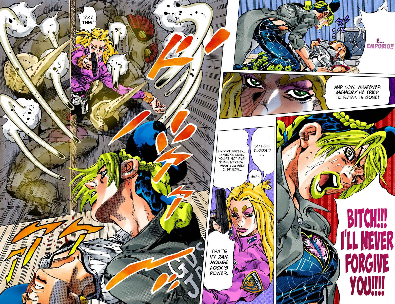 Page 13 Chapter 100 JoJos Bizarre Adventure, Part 6: Stone Ocean (Official Colored)