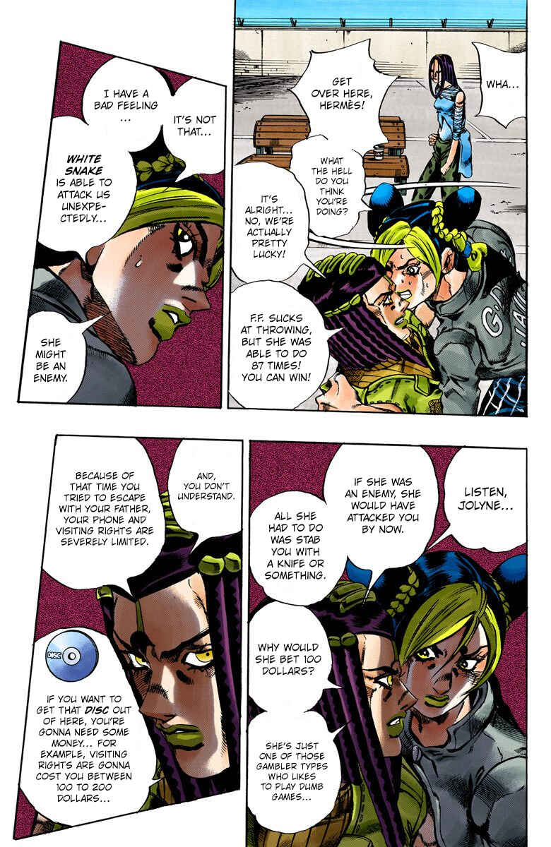 Page 4 Chapter 35 JoJos Bizarre Adventure, Part 6: Stone Ocean (Official Colored)