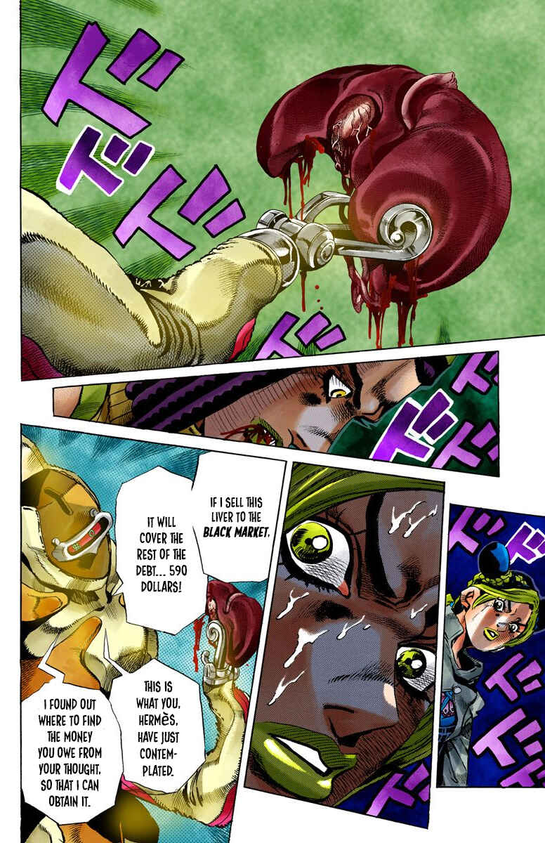 Page 4 Chapter 37 JoJos Bizarre Adventure, Part 6: Stone Ocean (Official Colored)