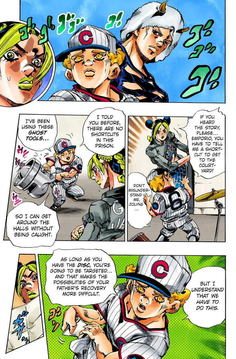 Page 11 Chapter 40 JoJos Bizarre Adventure, Part 6: Stone Ocean (Official Colored)