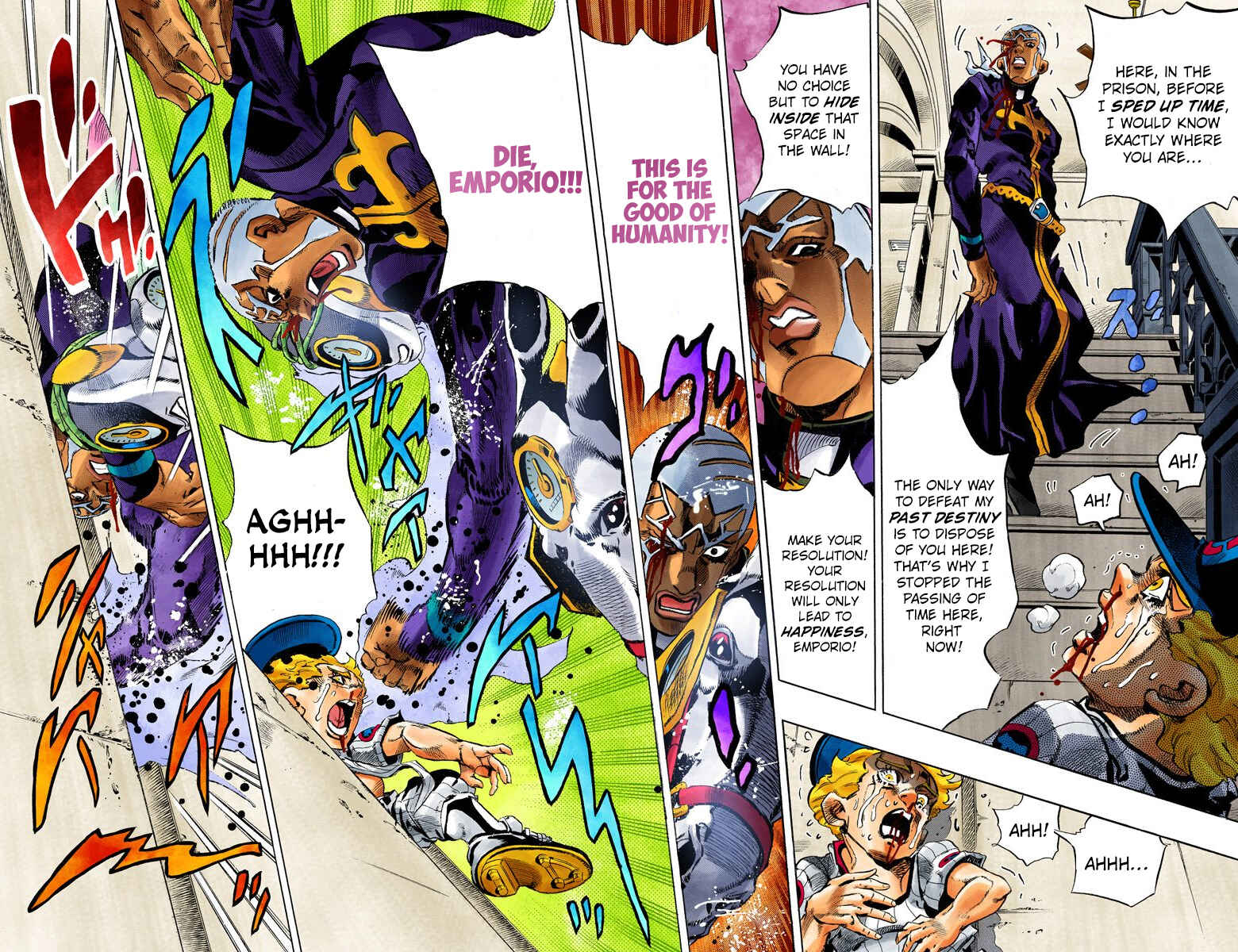 Page 14 Chapter 157 JoJos Bizarre Adventure, Part 6: Stone Ocean (Official Colored)