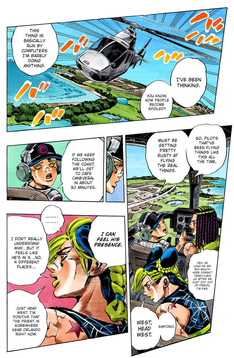 Page 14 Chapter 112 JoJos Bizarre Adventure, Part 6: Stone Ocean (Official Colored)