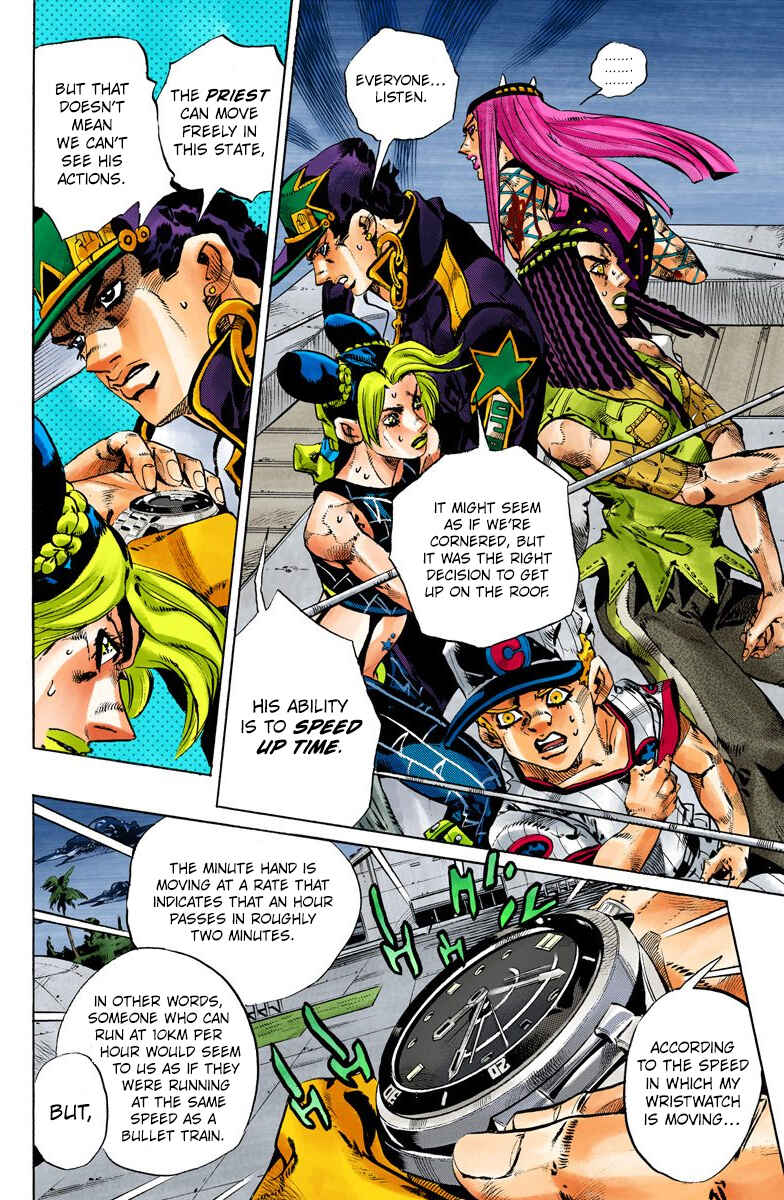 Page 11 Chapter 151 JoJos Bizarre Adventure, Part 6: Stone Ocean (Official Colored)
