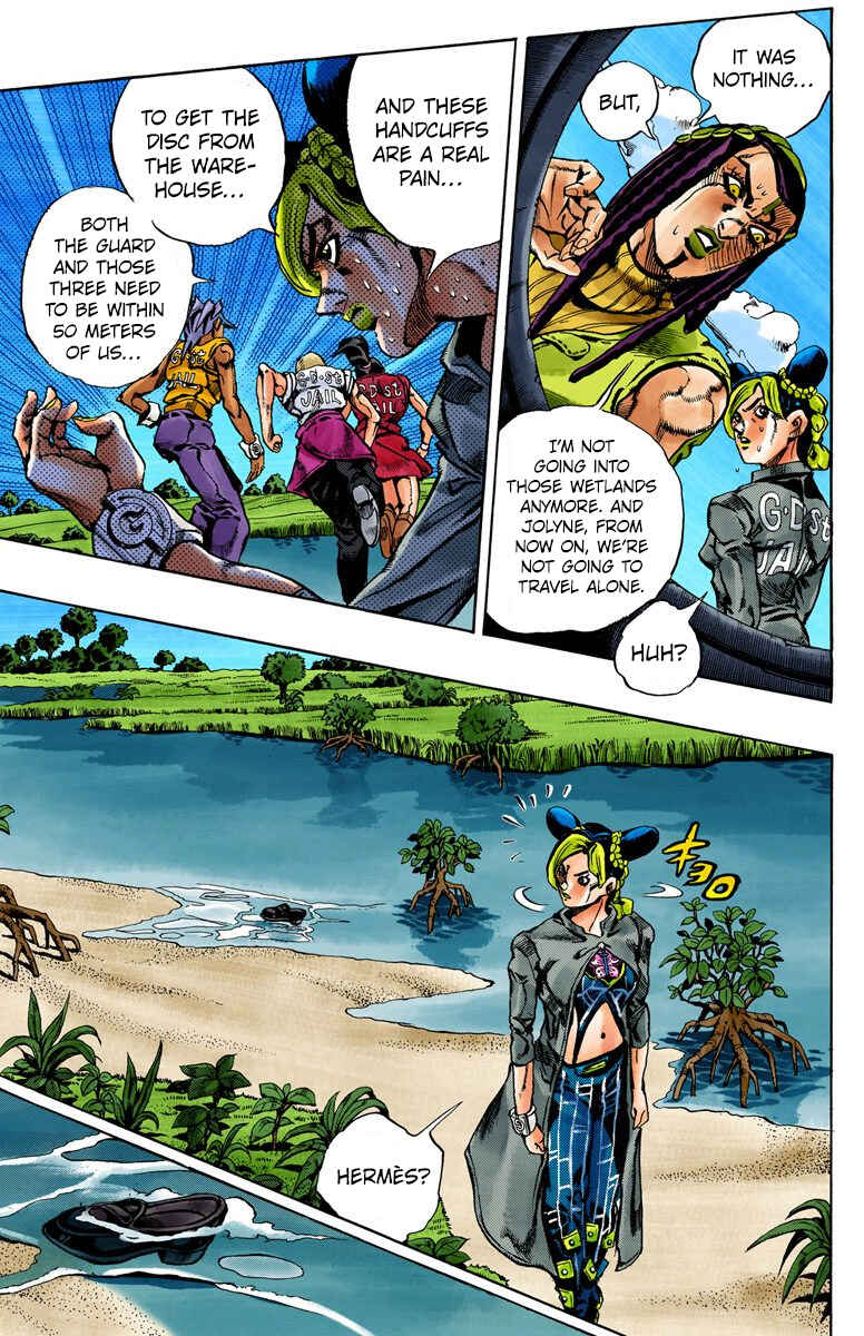 Page 9 Chapter 28 JoJos Bizarre Adventure, Part 6: Stone Ocean (Official Colored)