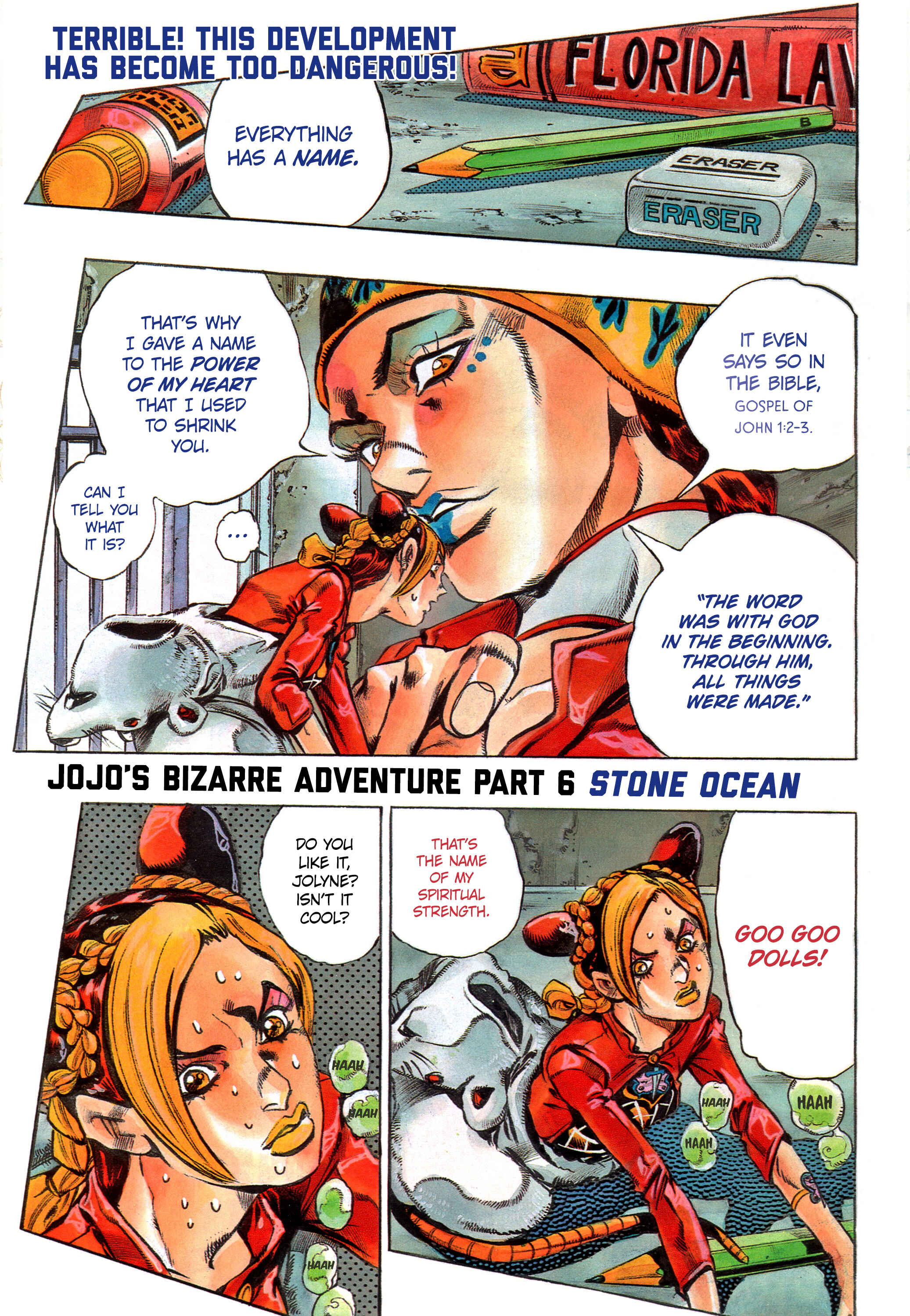 Page 2 Chapter 7 JoJos Bizarre Adventure, Part 6: Stone Ocean (Official Colored)