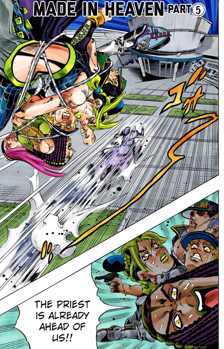 Page 1 Chapter 153 JoJos Bizarre Adventure, Part 6: Stone Ocean (Official Colored)
