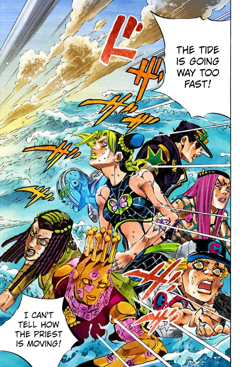 Page 12 Chapter 153 JoJos Bizarre Adventure, Part 6: Stone Ocean (Official Colored)