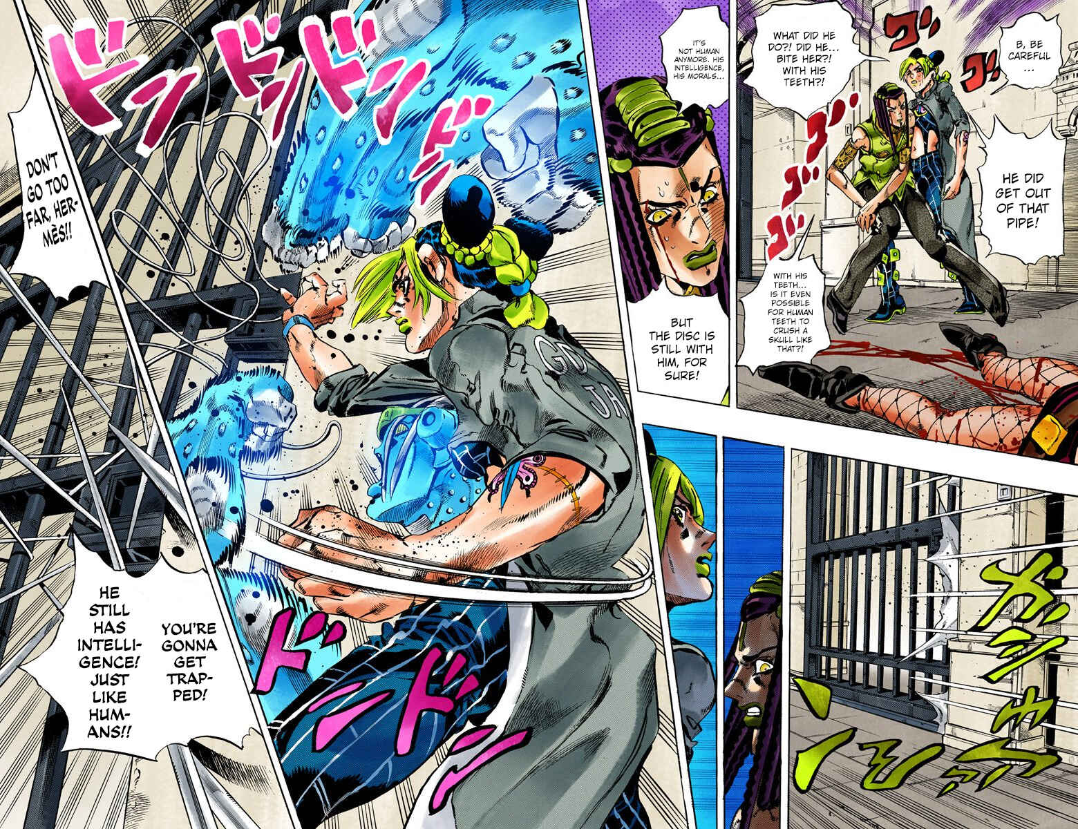 Page 19 Chapter 55 JoJos Bizarre Adventure, Part 6: Stone Ocean (Official Colored)