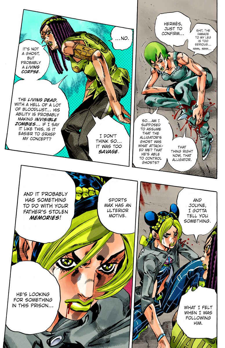 Page 8 Chapter 55 JoJos Bizarre Adventure, Part 6: Stone Ocean (Official Colored)