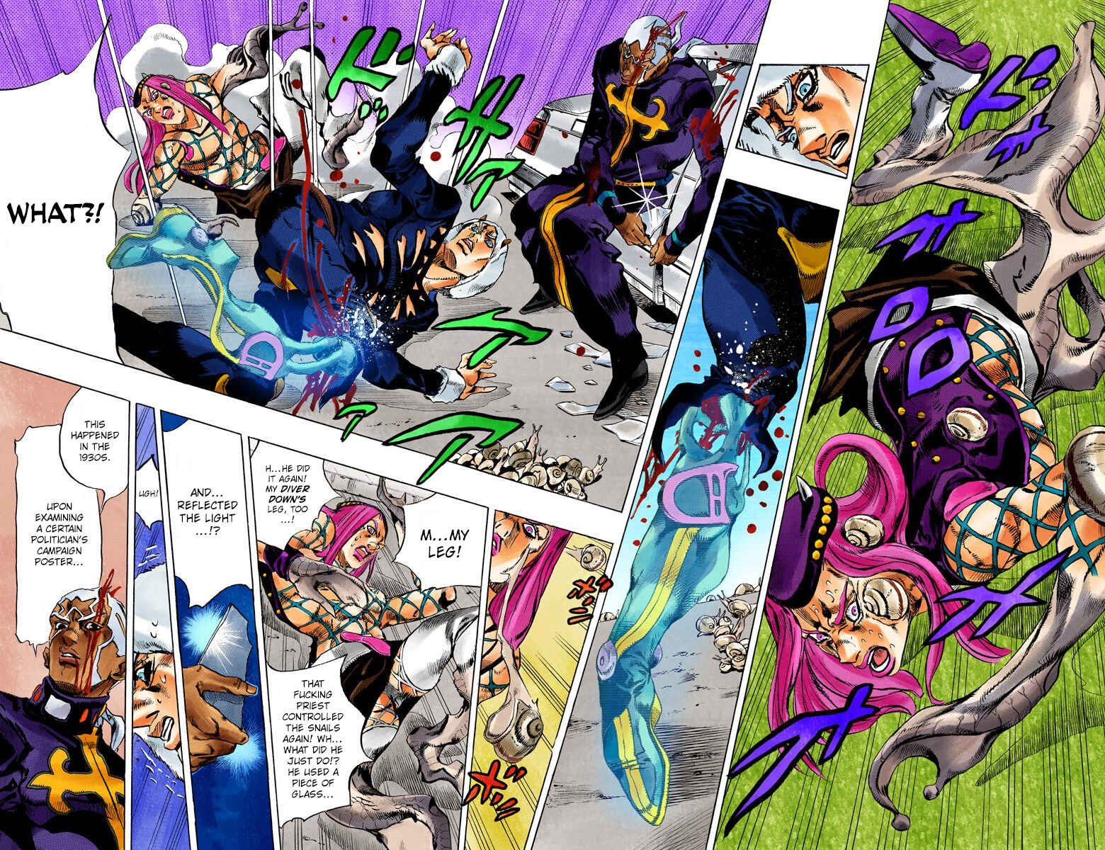 Page 12 Chapter 134 JoJos Bizarre Adventure, Part 6: Stone Ocean (Official Colored)