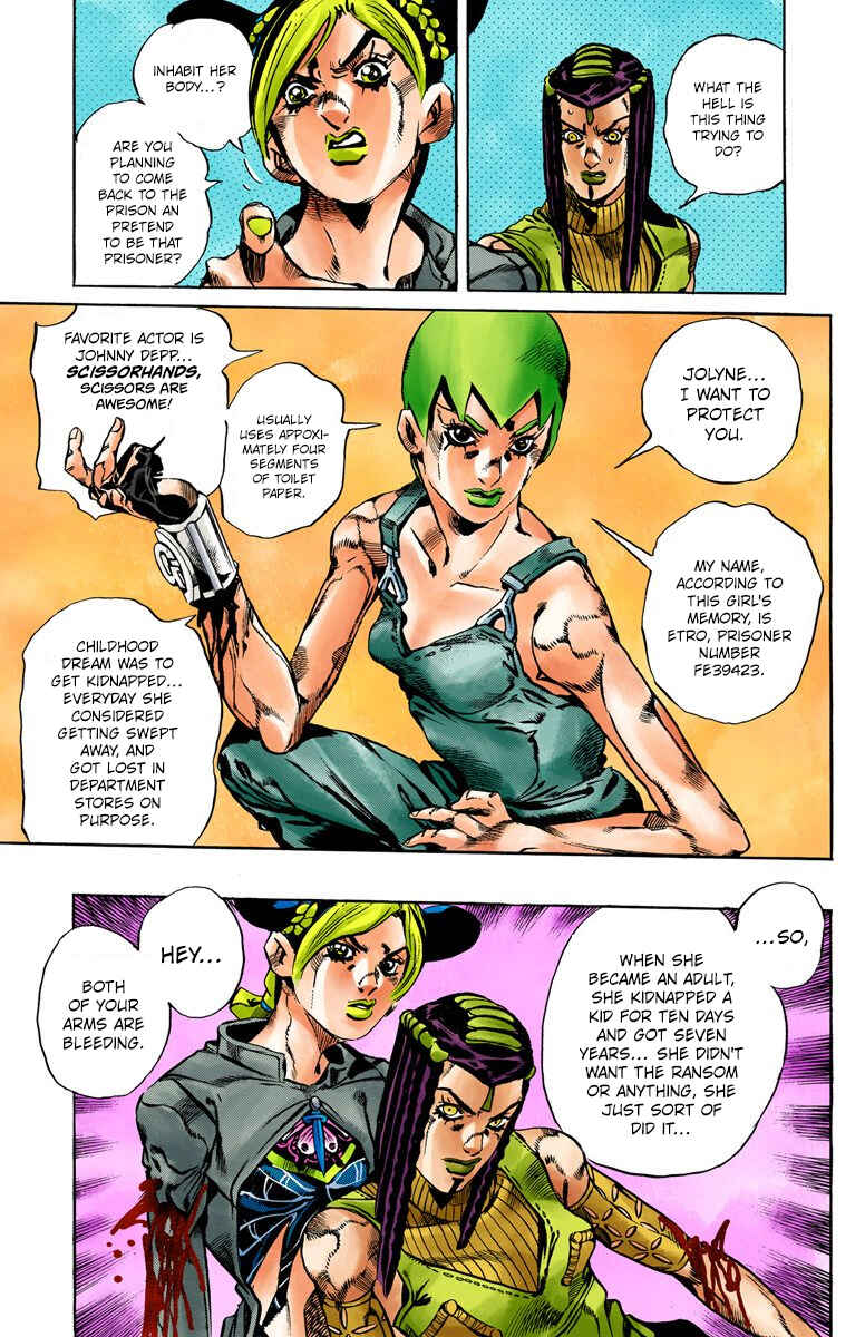 Page 7 Chapter 33 JoJos Bizarre Adventure, Part 6: Stone Ocean (Official Colored)