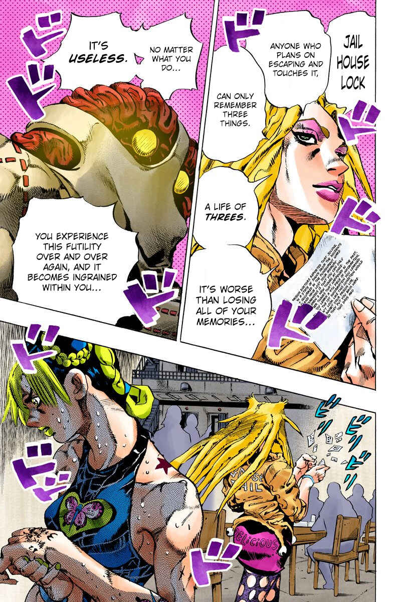 Page 13 Chapter 98 JoJos Bizarre Adventure, Part 6: Stone Ocean (Official Colored)
