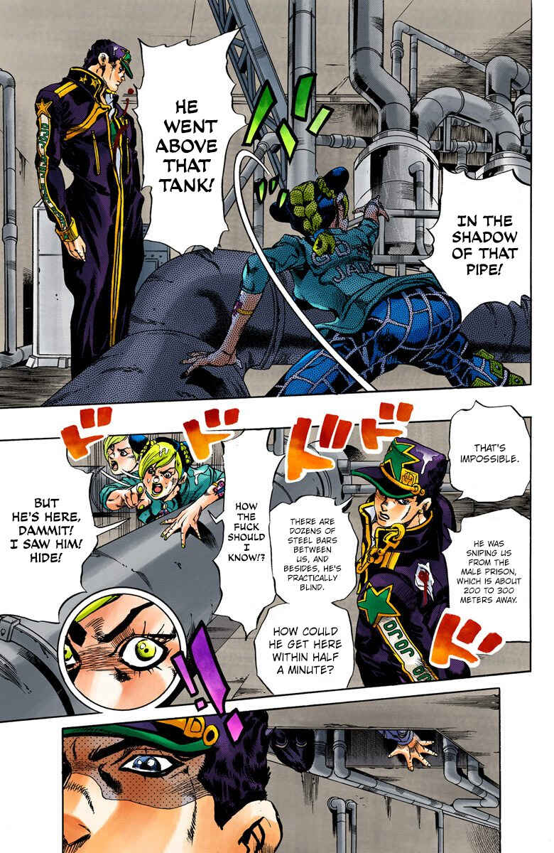 Page 7 Chapter 16 JoJos Bizarre Adventure, Part 6: Stone Ocean (Official Colored)