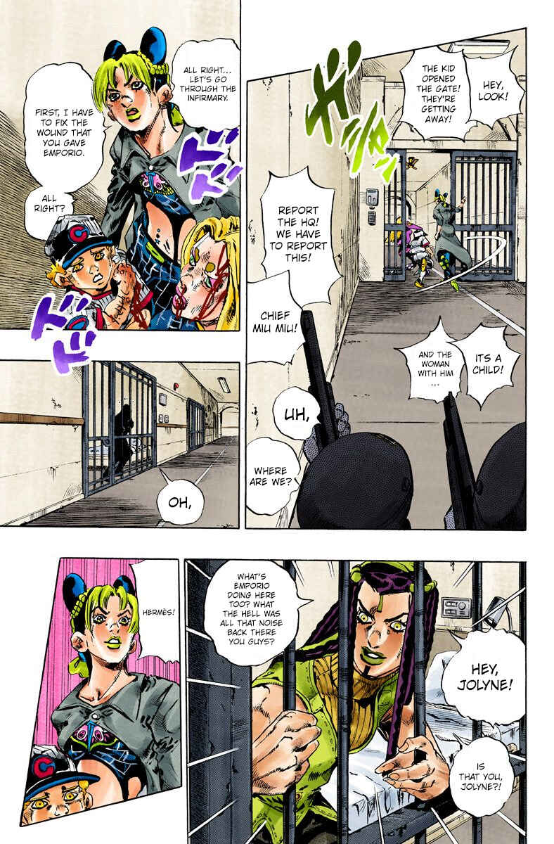 Page 15 Chapter 102 JoJos Bizarre Adventure, Part 6: Stone Ocean (Official Colored)