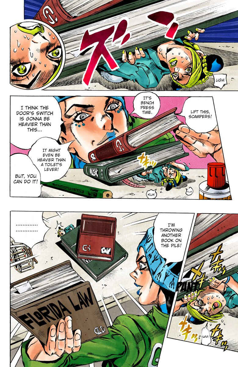 Page 15 Chapter 6 JoJos Bizarre Adventure, Part 6: Stone Ocean (Official Colored)