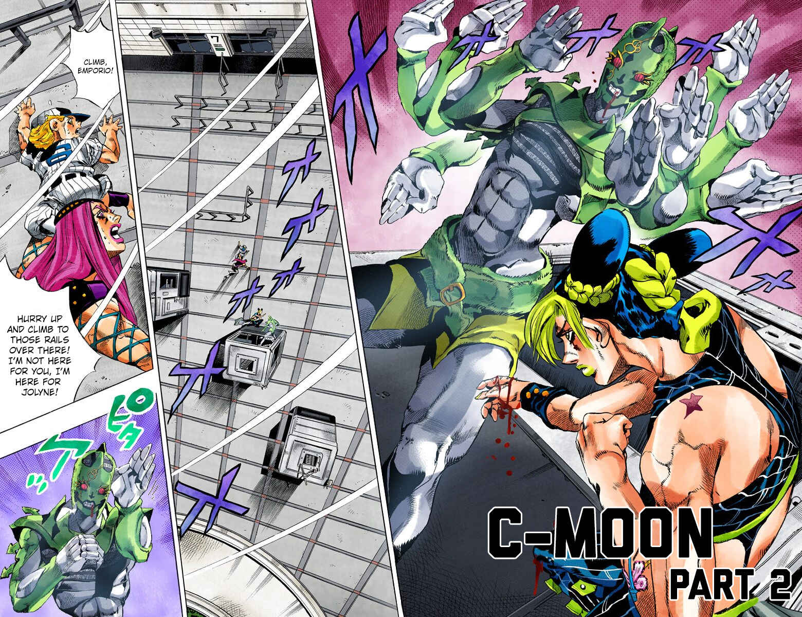 Page 2 Chapter 142 JoJos Bizarre Adventure, Part 6: Stone Ocean (Official Colored)