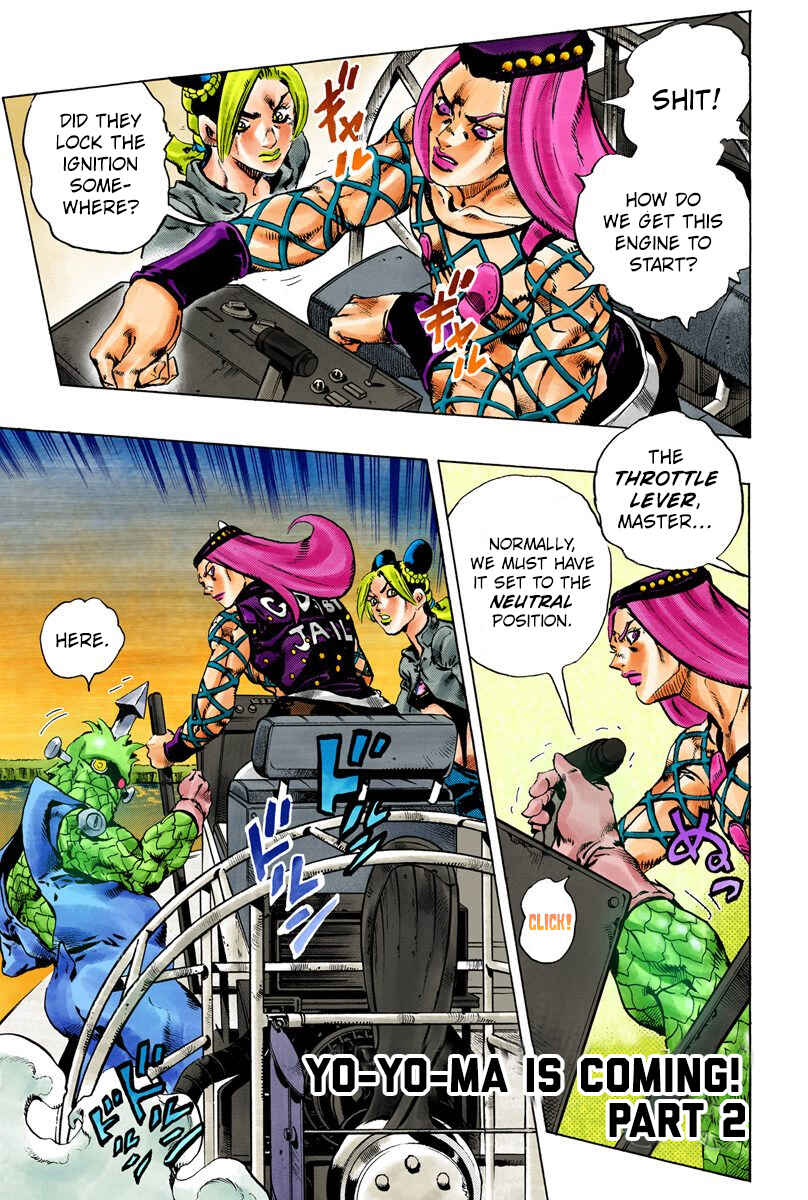 Page 1 Chapter 79 JoJos Bizarre Adventure, Part 6: Stone Ocean (Official Colored)