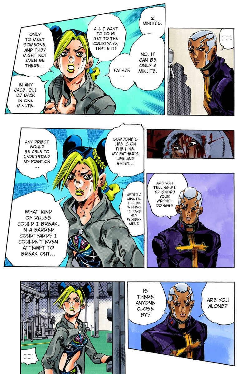 Page 11 Chapter 47 JoJos Bizarre Adventure, Part 6: Stone Ocean (Official Colored)
