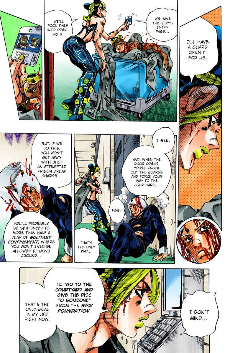 Page 3 Chapter 47 JoJos Bizarre Adventure, Part 6: Stone Ocean (Official Colored)