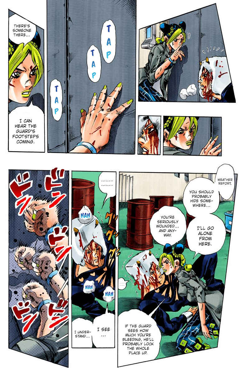 Page 4 Chapter 47 JoJos Bizarre Adventure, Part 6: Stone Ocean (Official Colored)