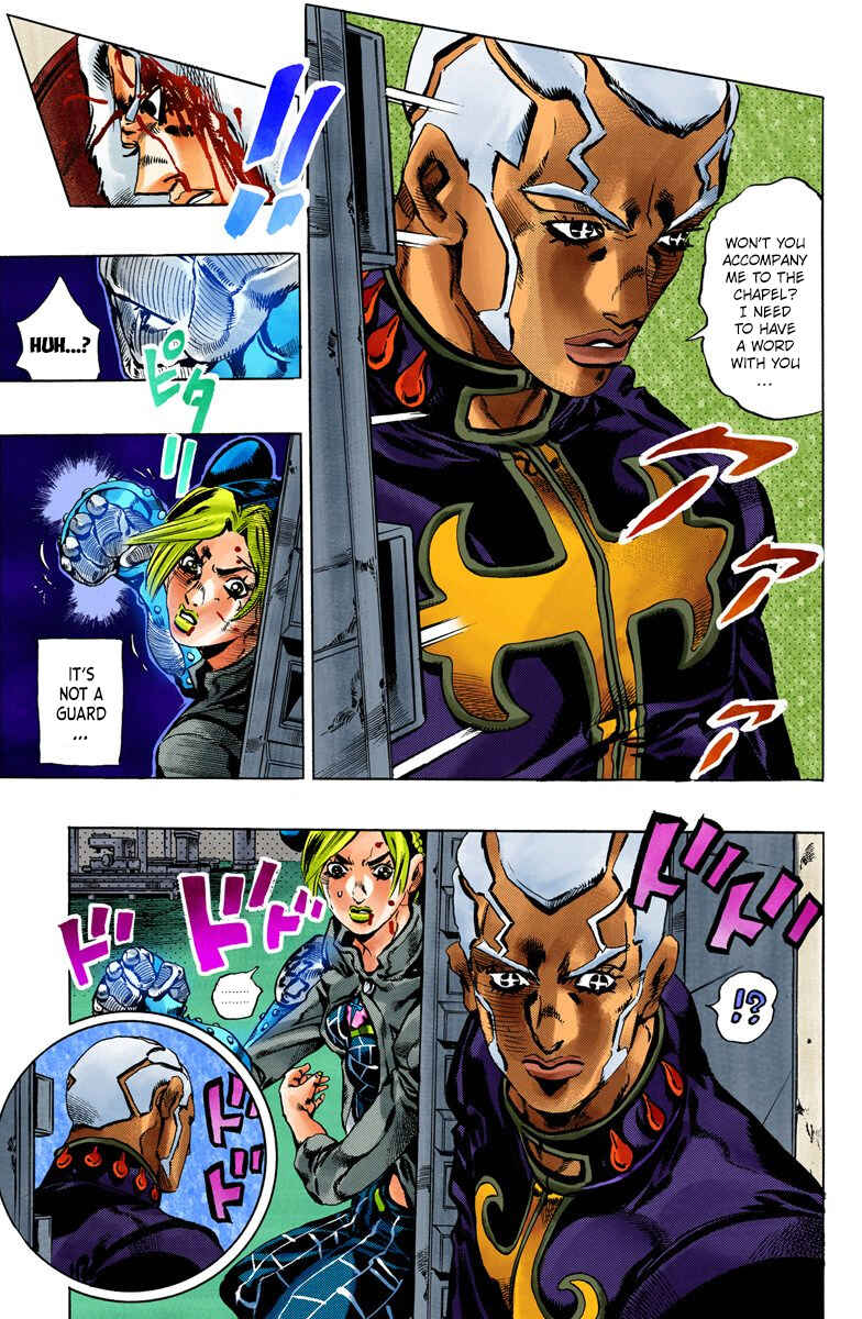 Page 7 Chapter 47 JoJos Bizarre Adventure, Part 6: Stone Ocean (Official Colored)