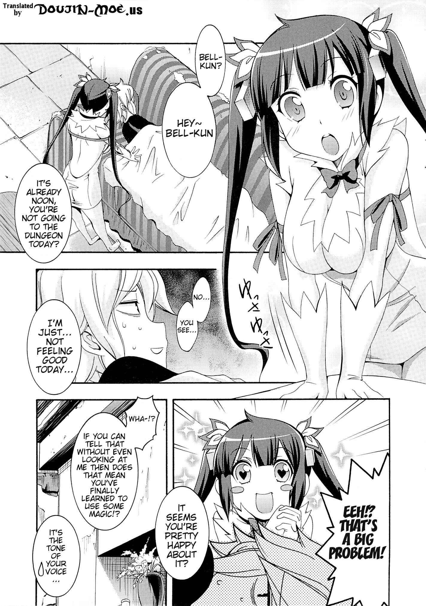 Page 3 Chapter 1 Dungeon ni Deai o Motomeru no wa Machigatteiru Darou ka - Loli-Kamisama Shicoritical Hit!! (Doujinshi)
