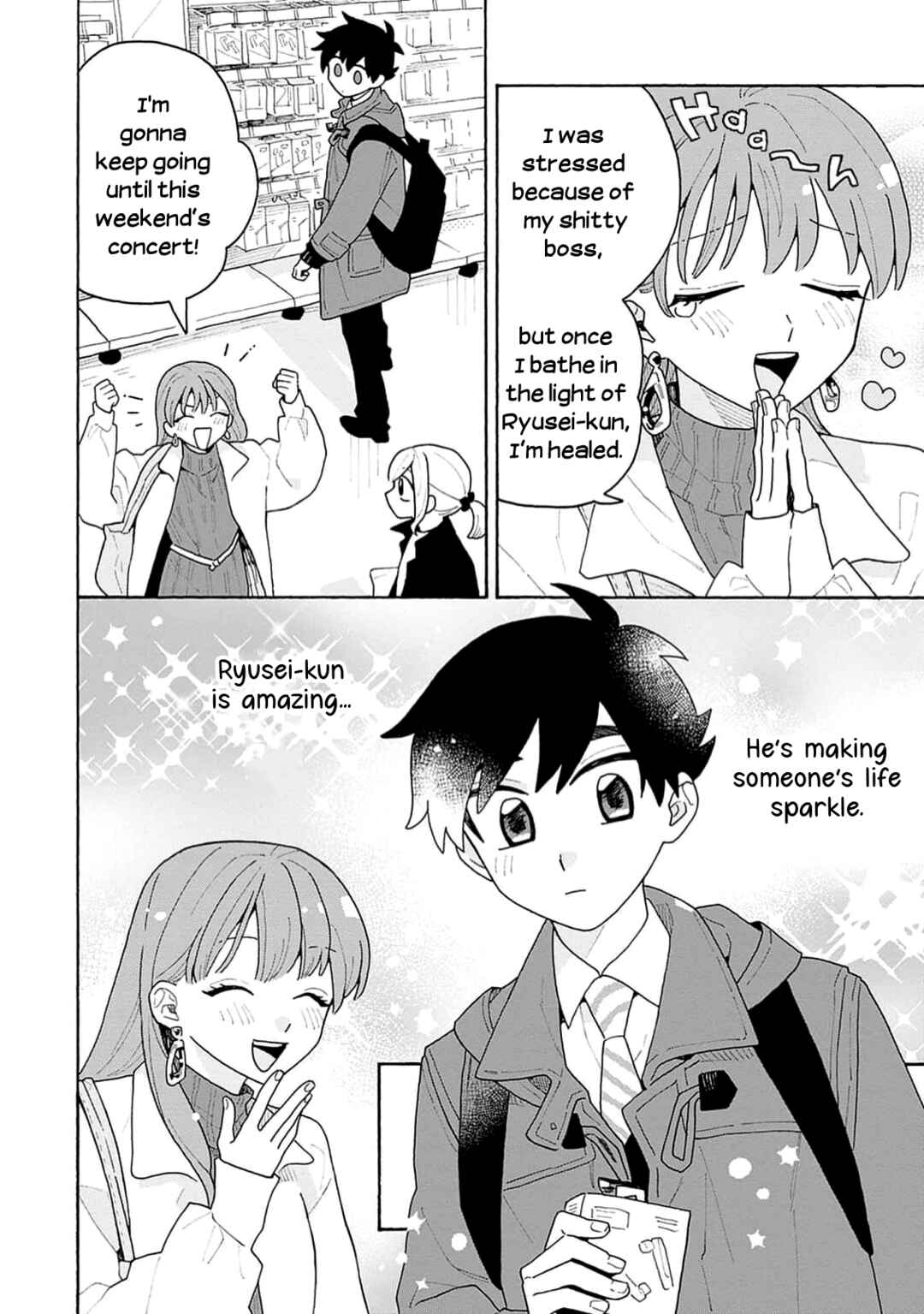 Page 6 Chapter 4 Koisuru Idol Ryusei-kun wa Kujikenai!