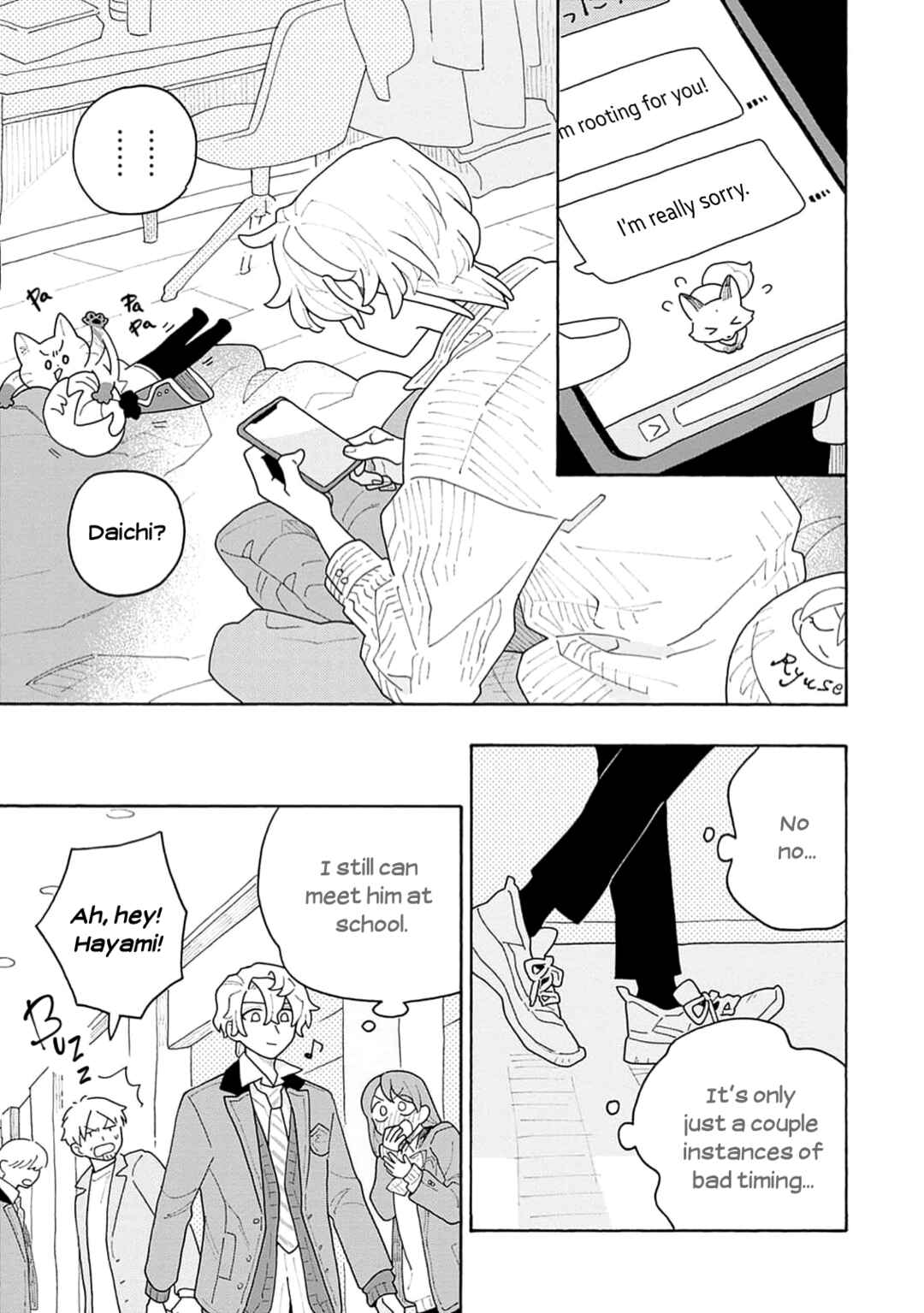 Page 22 Chapter 3 Koisuru Idol Ryusei-kun wa Kujikenai!