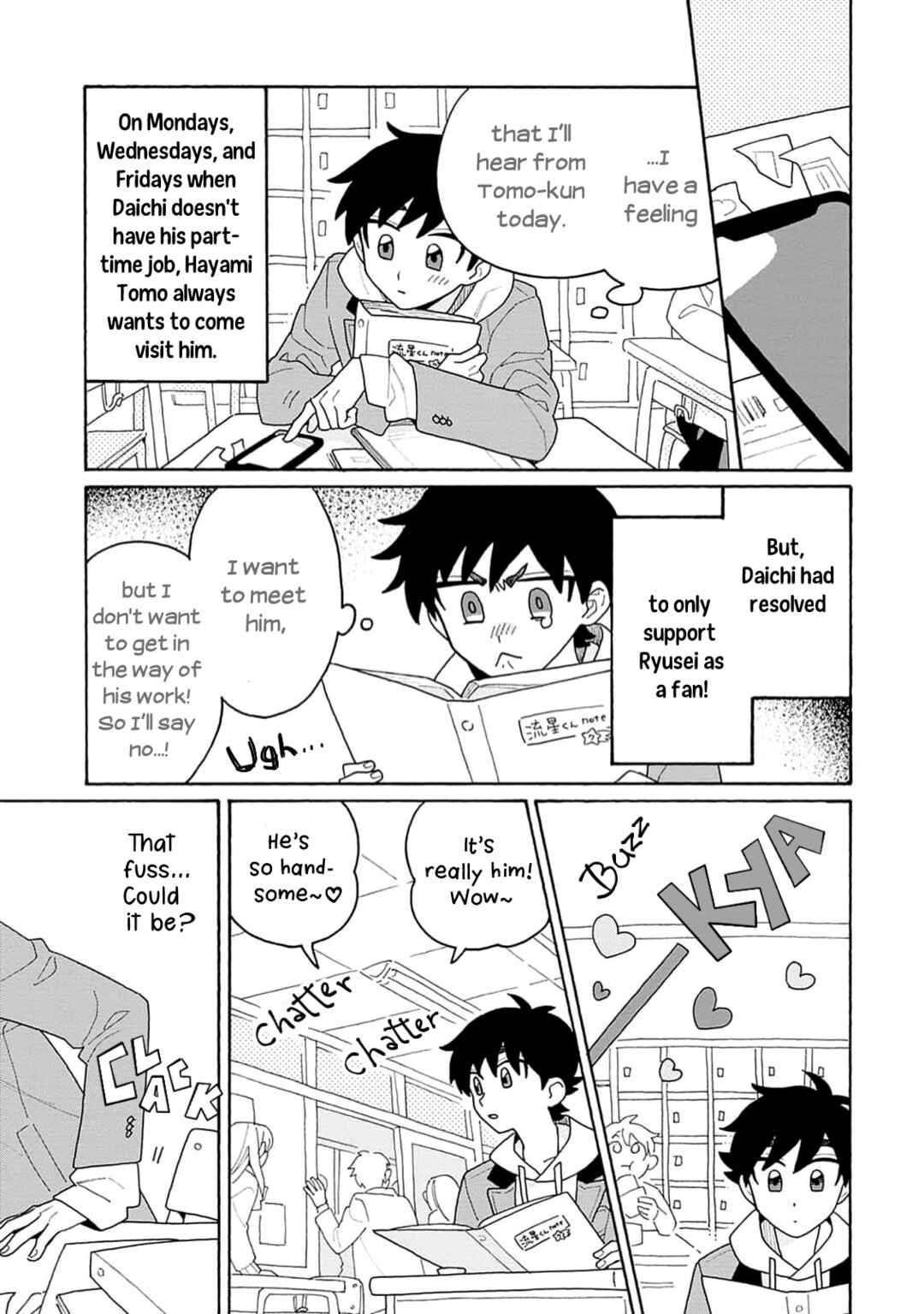 Page 8 Chapter 3 Koisuru Idol Ryusei-kun wa Kujikenai!