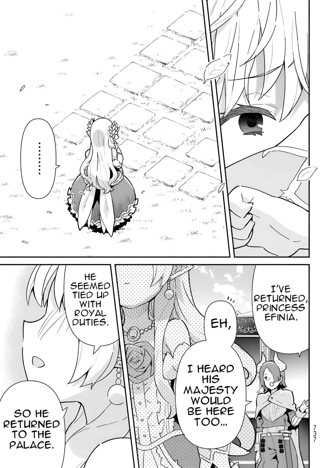 Page 12 Chapter 12.2 Reiketsu Ryuuou Heika no Unmei no Tsugai rashii Desu ga, Koukyuu ni Hikikomorou to Omoimasu
