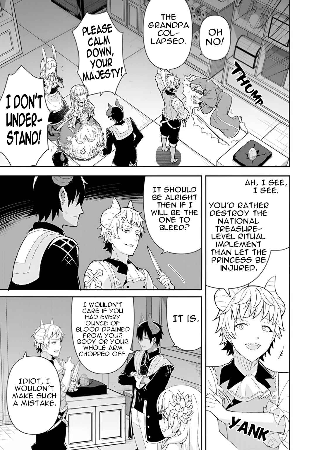 Page 56 Chapter 14 Reiketsu Ryuuou Heika no Unmei no Tsugai rashii Desu ga, Koukyuu ni Hikikomorou to Omoimasu