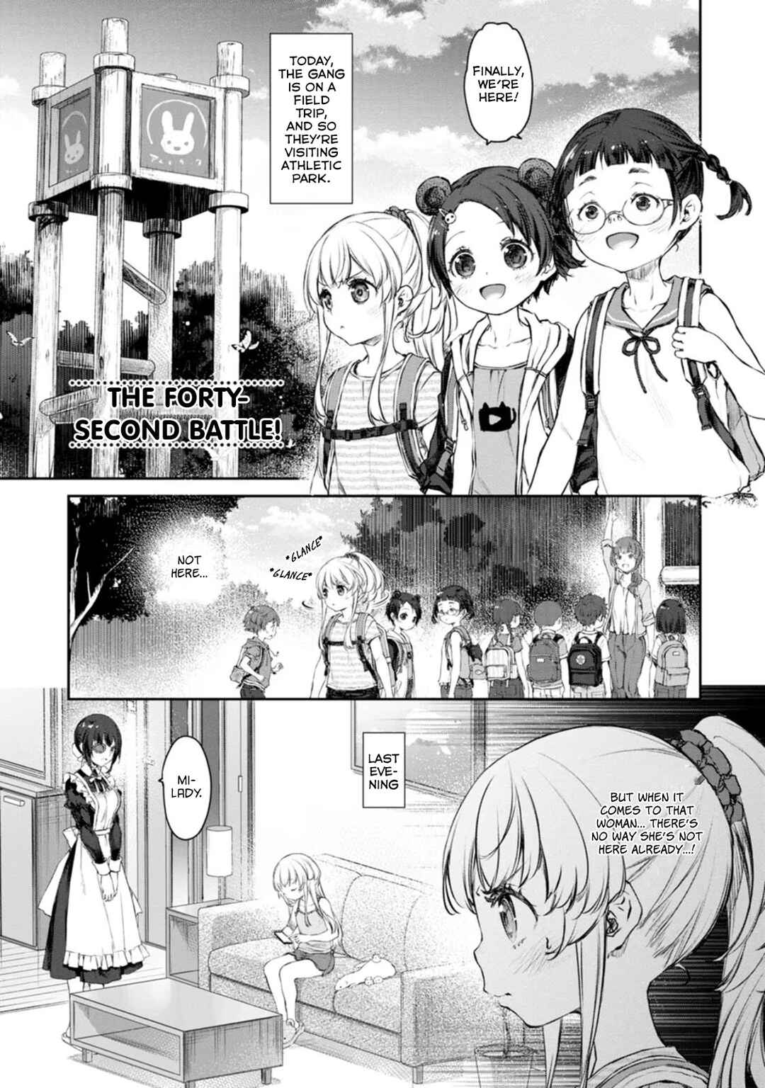 Page 1 Chapter 42 Uchi no Meido ga Uzasugiru