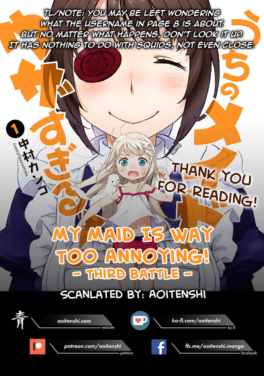 Page 26 Chapter 3 Uchi no Meido ga Uzasugiru
