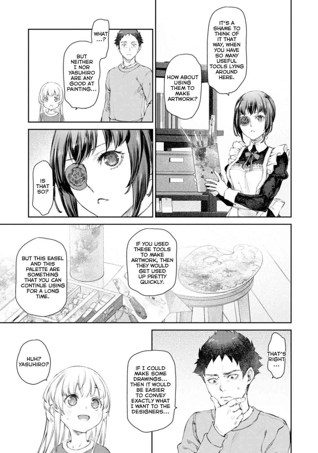 Page 21 Chapter 58 Uchi no Meido ga Uzasugiru