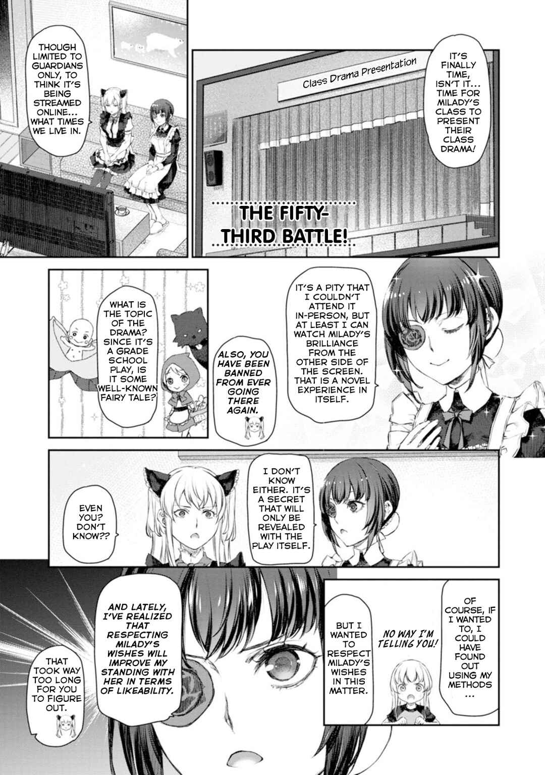 Page 1 Chapter 53 Uchi no Meido ga Uzasugiru