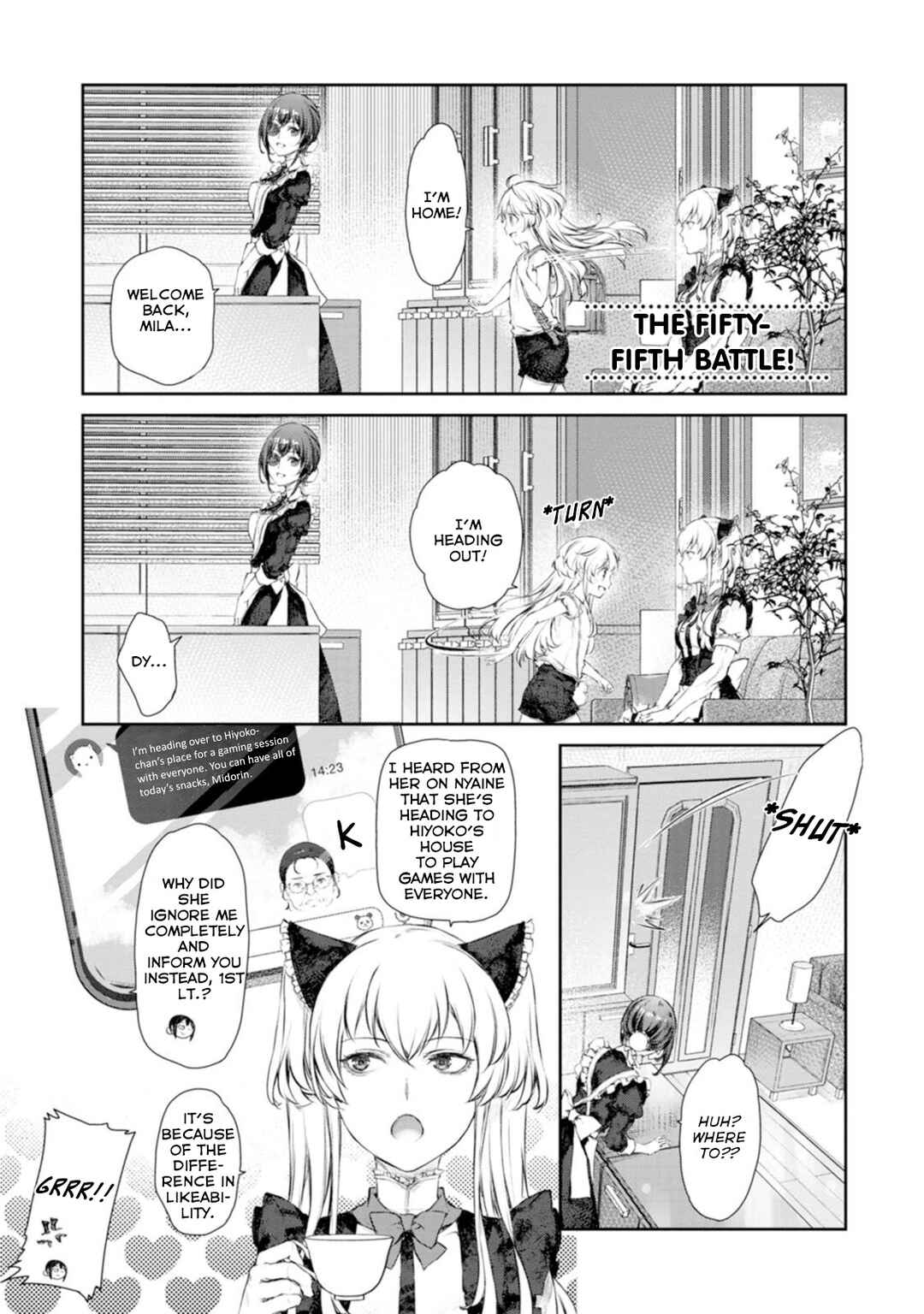 Page 1 Chapter 55 Uchi no Meido ga Uzasugiru