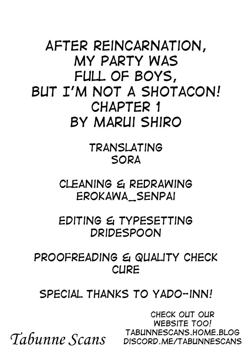 Page 12 Chapter 1 Tensei Shitara Paati ga Otokonoko-Darakedattakedo Danjite Ore wa Shotakon Janai!