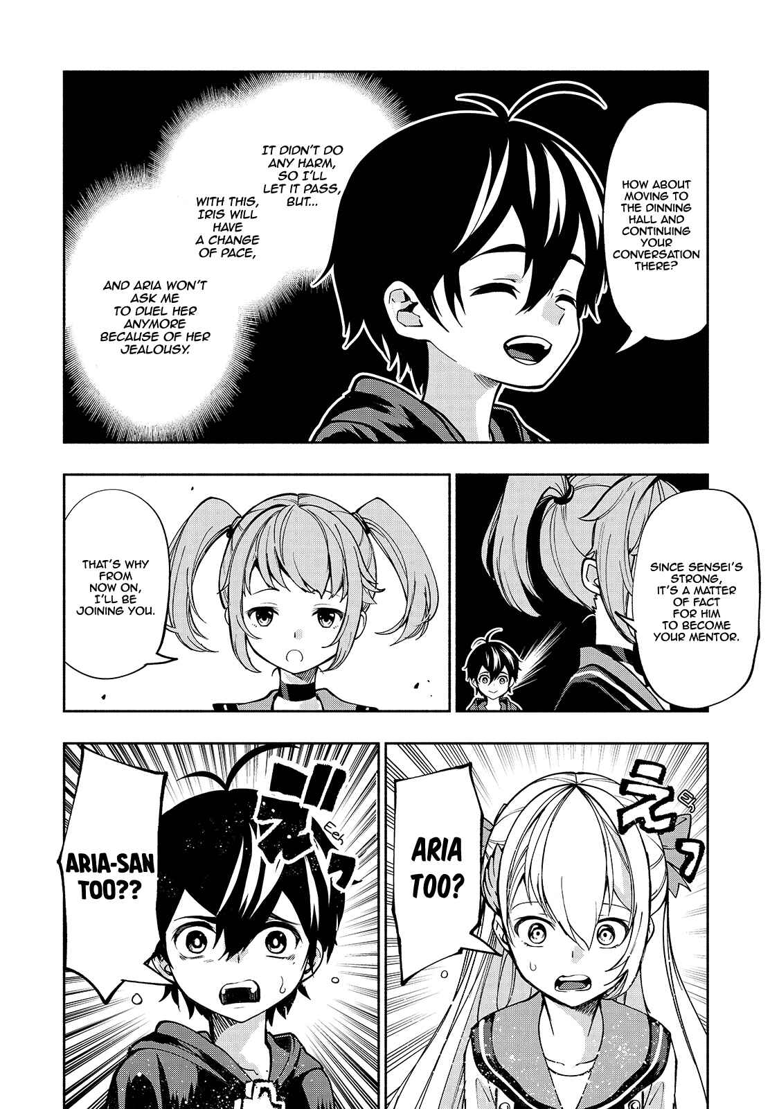 Page 14 Chapter 6 Umarekawatta Kensei wa Raku wo Shitai