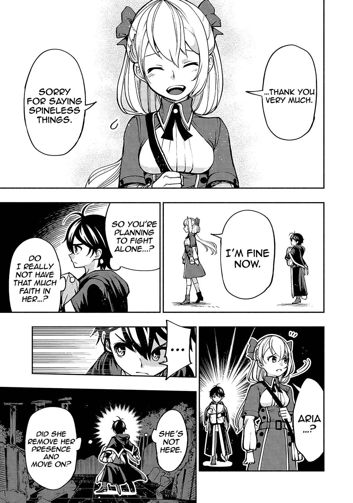 Page 14 Chapter 13 Umarekawatta Kensei wa Raku wo Shitai