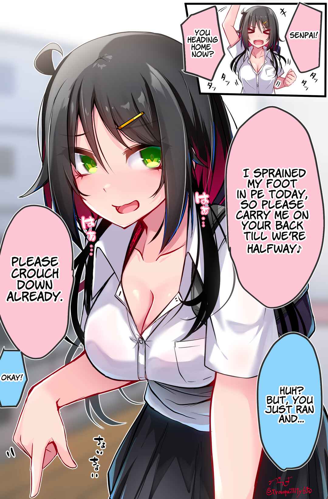 Page 1 Chapter 8 That Dangerous Kouhai at School