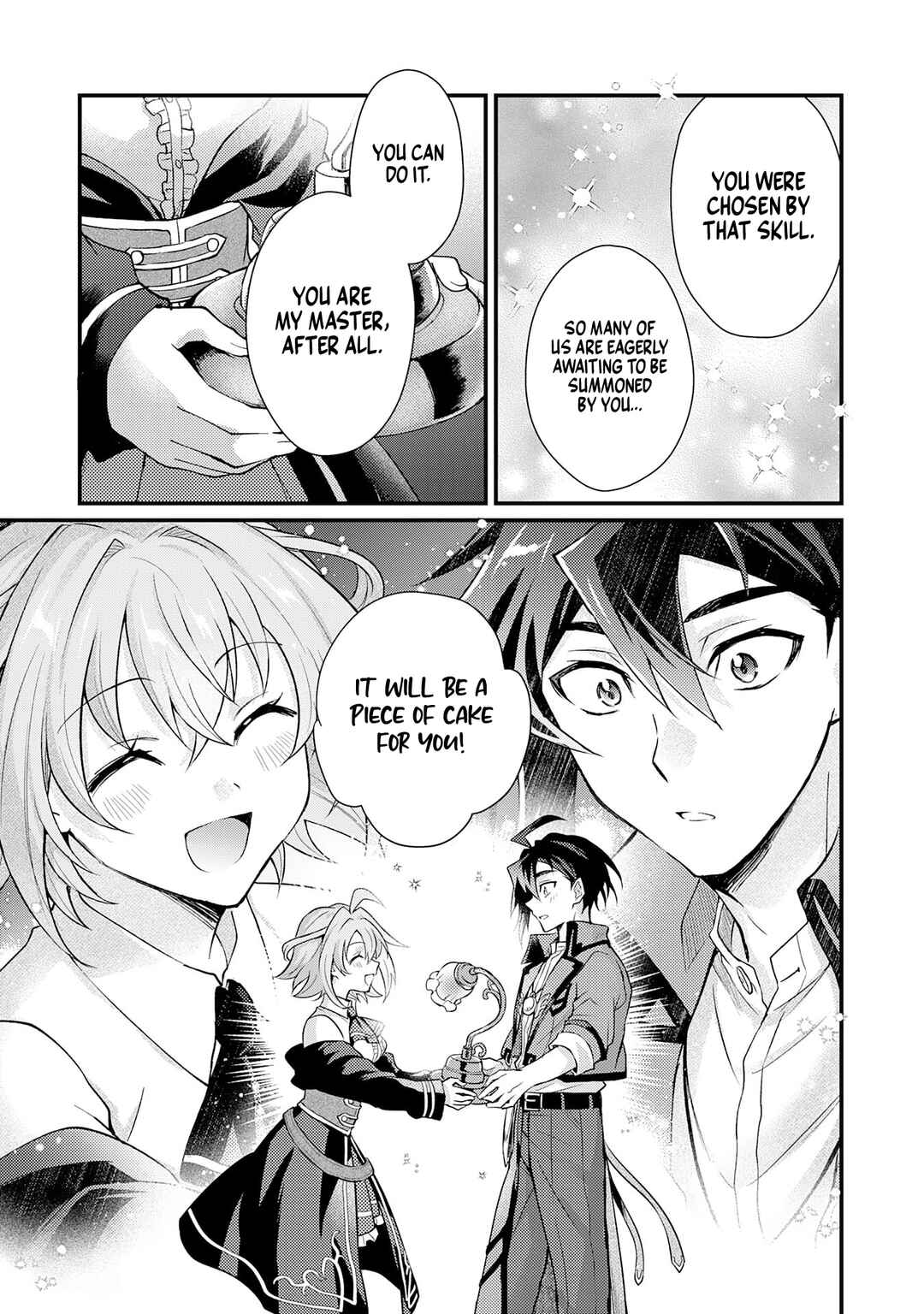 Page 15 Chapter 2.2 Tsuihou Kizoku wa, Hazure Skill Kodai Shoukan de Eirei-tachi to Henkyou Ryouchi wo Saikou suru ~Eirei-tachi wo Shoukan shitara Shitawareta no de, Saikyou Ryouchi wo Tsukuriagemasu~