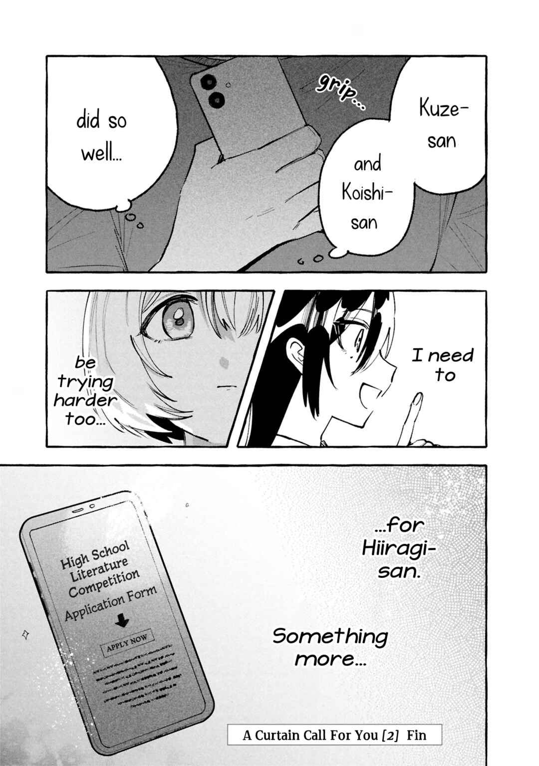 Page 24 Chapter 14 A Curtain Call for You